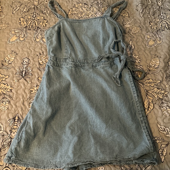 Sincerely Jules Large denim romper with skirt - Picture 2 of 4